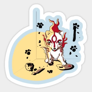 Dirty Okami Sticker